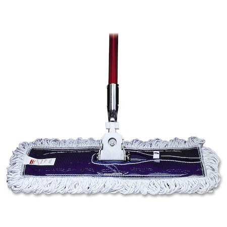 Rubbermaid Commercial Looped Fringe, Finish Mop, 18" White, PK 6 RCPE05200WHCT